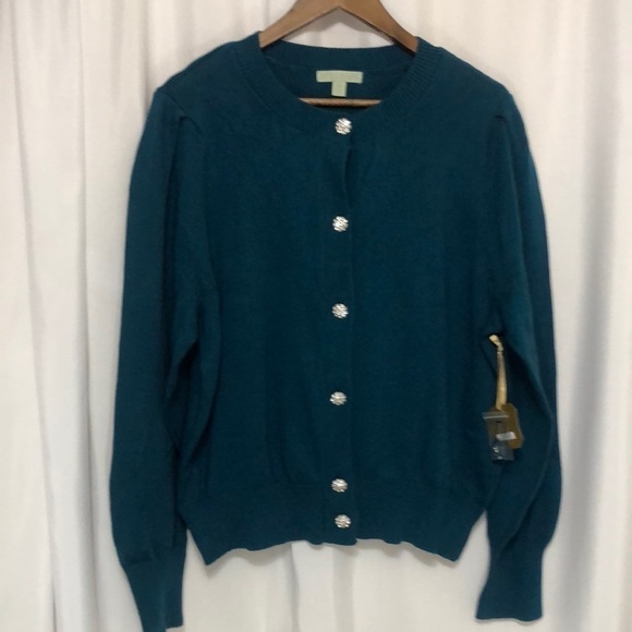 RYEGRASS Plus Size Round Neck Long Sleeve Cardigan Sweater Size 2X - Picture 2 of 10